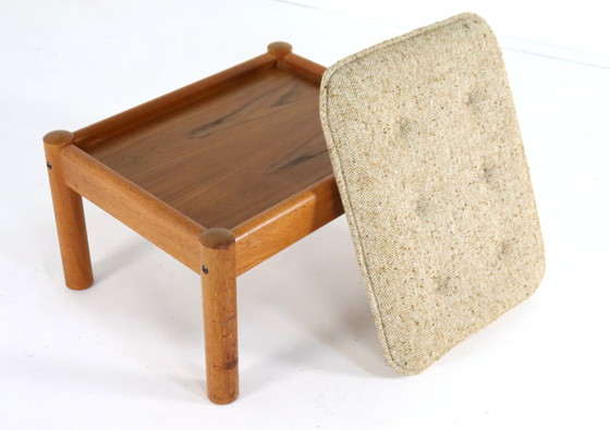 Image 1 of Domino Mobler Tabouret / Table d'appoint 'Gresjdal' Vintage