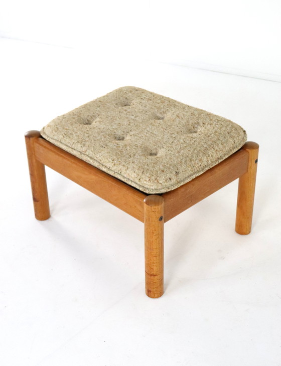 Image 1 of Domino Mobler Tabouret / Table d'appoint 'Gresjdal' Vintage