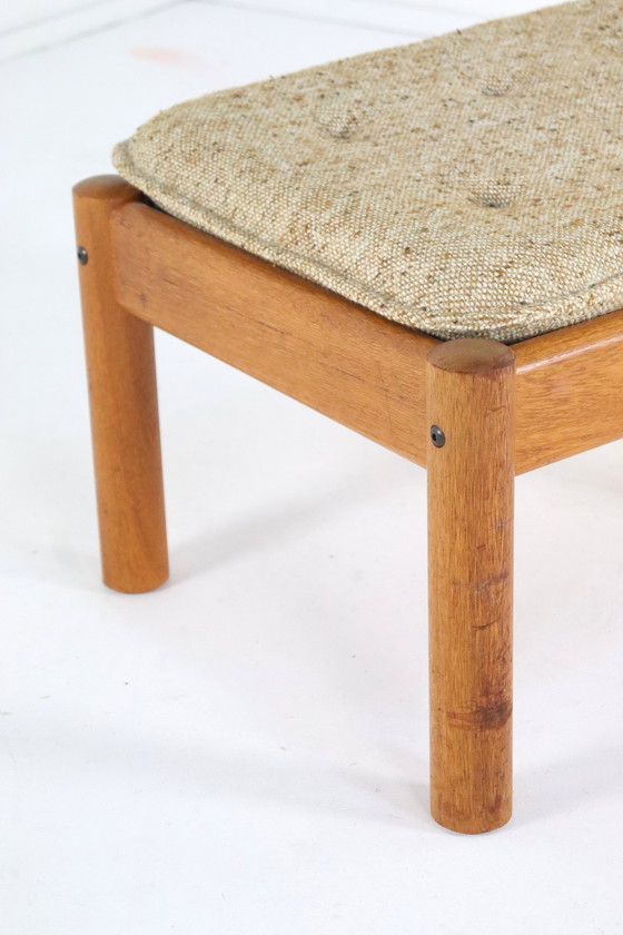 Image 1 of Domino Mobler Tabouret / Table d'appoint 'Gresjdal' Vintage