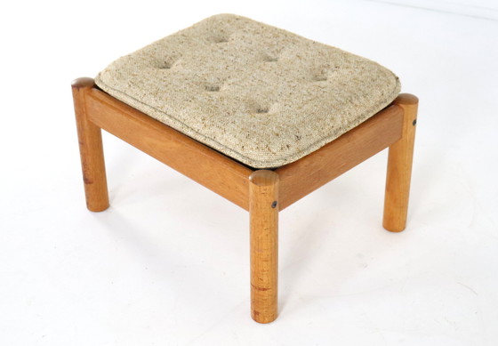 Image 1 of Domino Mobler Tabouret / Table d'appoint 'Gresjdal' Vintage