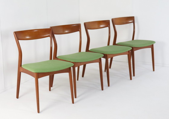 Image 1 of 4X R. Borregaard For Viborg Chairs Dining chairs Vintage Danish