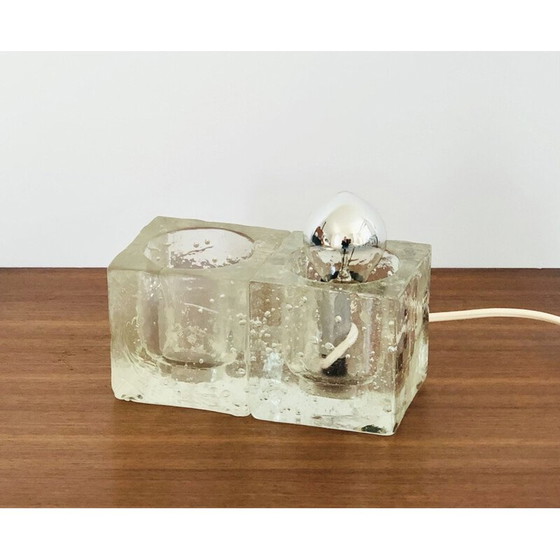 Image 1 of Lampe de table vintage en verre de Murano, Italie 1960