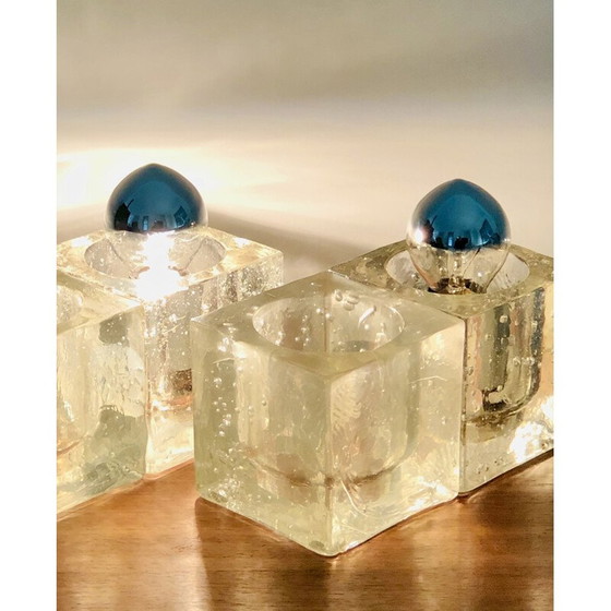 Image 1 of Lampe de table vintage en verre de Murano, Italie 1960