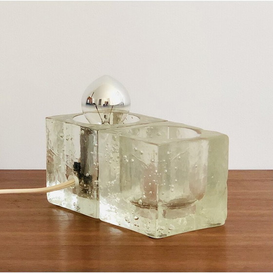 Image 1 of Lampe de table vintage en verre de Murano, Italie 1960