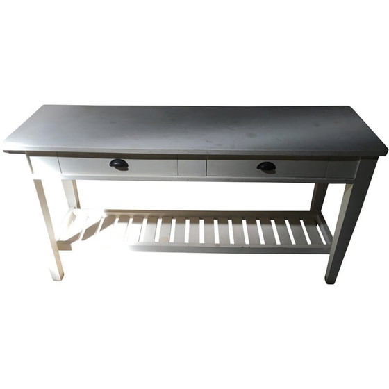 Image 1 of Console vintage en pin