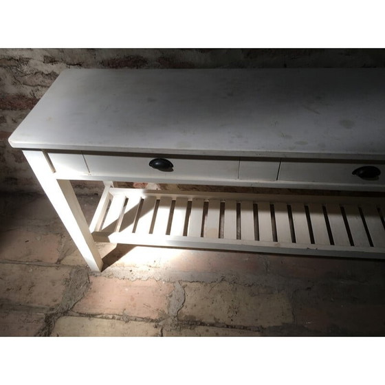 Image 1 of Console vintage en pin