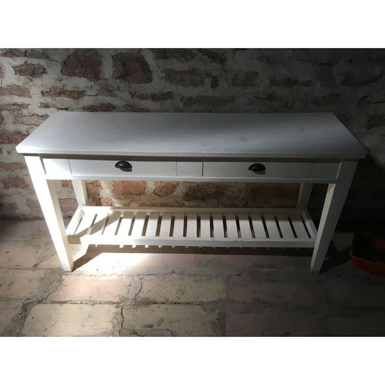 Image 1 of Console vintage en pin
