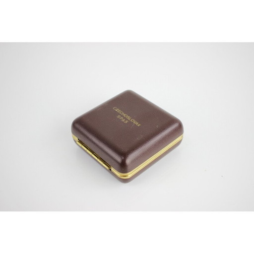 Réveil vintage à remontoir pour Rhythm, Tchécoslovaquie 1960