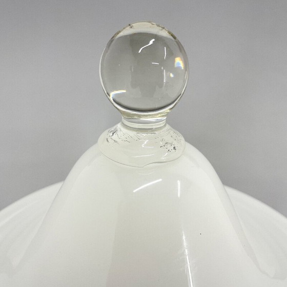 Image 1 of Lampe de table italienne vintage en verre de Murano par Carlo Nason pour Mazzega, 1970