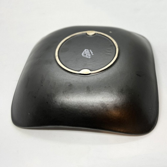 Image 1 of Plateau à fruits vintage en céramique Op Art par Strehla Keramik, Allemagne, années 1970