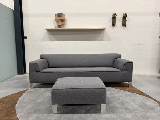 Image 1 of Pode Edit Sofa 3.5 Seater Fabric + Hocker