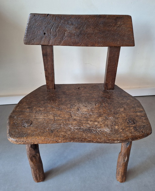 Tabouret à lait antique