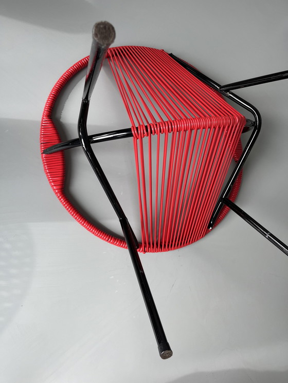 Image 1 of Rare chaise spaghetti rétro