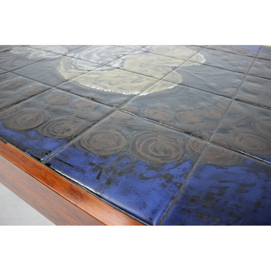 Image 1 of Table basse vintage en carreaux de Mobelintarsia, Danemark années 1960