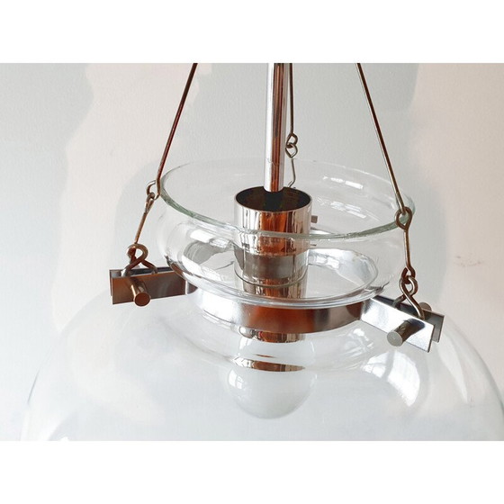 Image 1 of Suspension en verre vintage par Herbert Proft pour Limburg 1960s