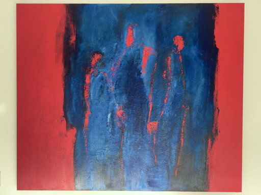 Peinture, acrylique sur lin, José Van Der Varst