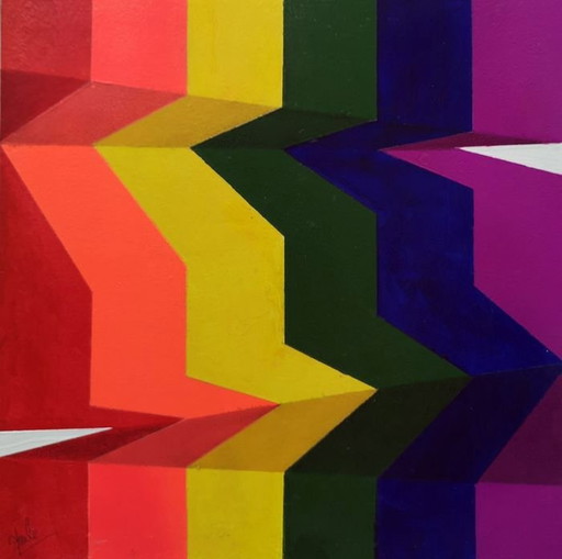 Tableau • Art Cinétique • Love In Color • Alejandro Escalona • 2022