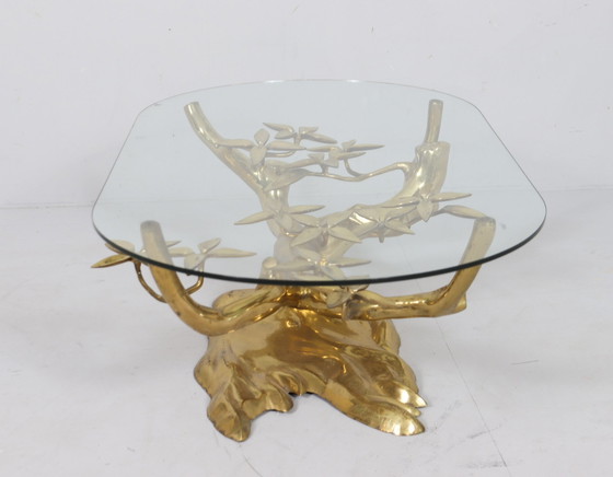 Image 1 of Hollywood Regency Bonsai Coffee Table/Table basse de Willy Daro, Belgique, années 1970