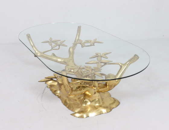 Image 1 of Hollywood Regency Bonsai Coffee Table/Table basse de Willy Daro, Belgique, années 1970