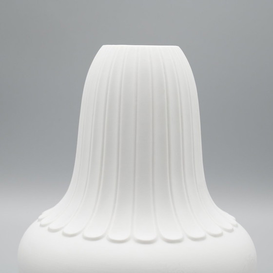 Image 1 of Heinrich Bisque Porcelaine Vase Duo Vintage 60S 70S Design Op-Art Relief