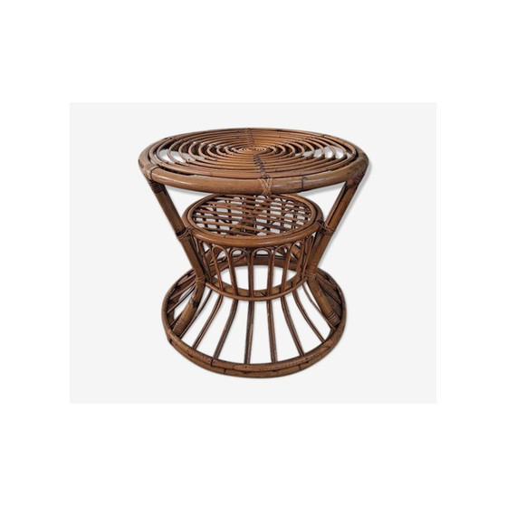 Image 1 of Table de jardin italienne vintage en bambou, 1960s