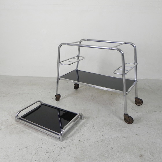 Image 1 of Chariot Art Déco, Chariot de service, années 1930