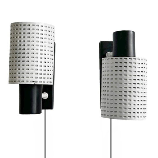 Ensemble vintage d'appliques Fiesta H. Busquet pour Hala Zeist 1960s