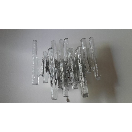 Image 1 of Applique vintage en métal et verre de Murano pour Kalmar, 1960