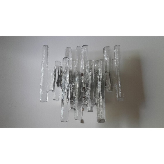 Image 1 of Applique vintage en métal et verre de Murano pour Kalmar, 1960