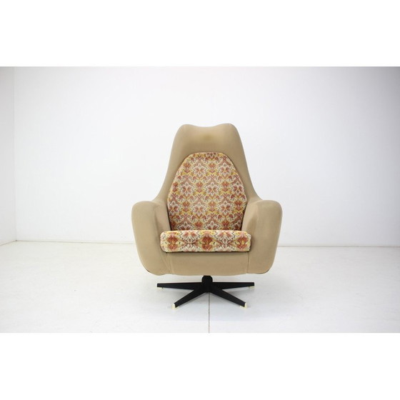 Image 1 of Fauteuil pivotant vintage, Tchécoslovaquie 1970