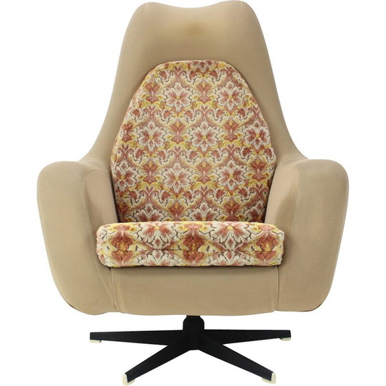 Image 1 of Fauteuil pivotant vintage, Tchécoslovaquie 1970