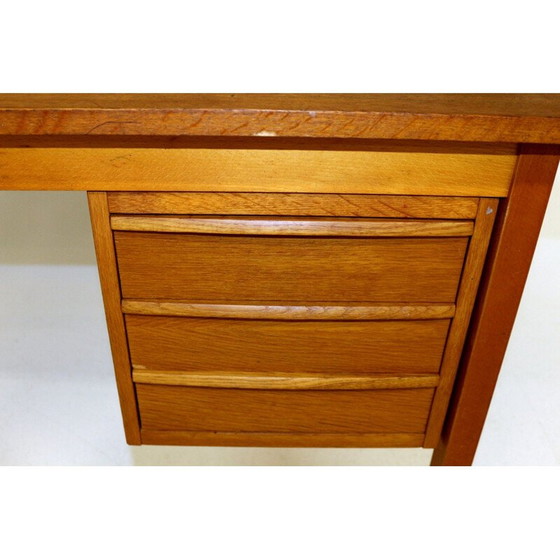 Image 1 of Table de bureau scandinave en chêne, Suède 1960