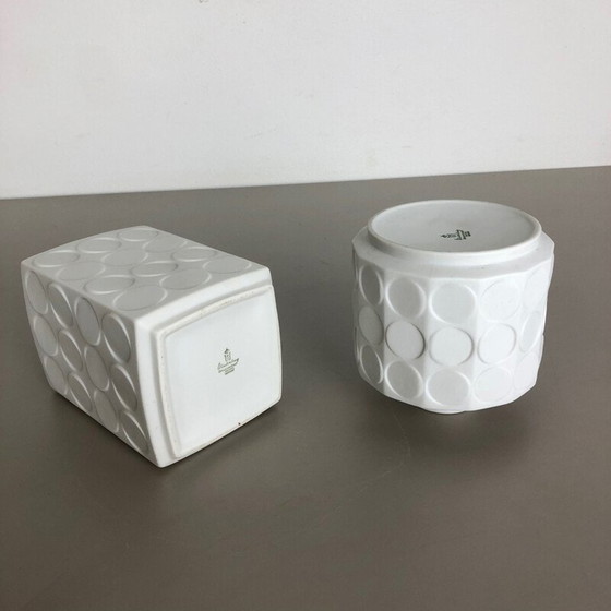 Image 1 of Paire de vases en porcelaine de winterling bavaria, Allemagne 1970