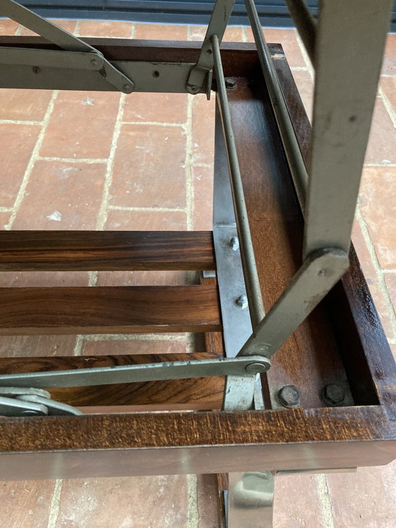 Image 1 of Table À Système, Portefeuille, Design,Placage Teck Années 80