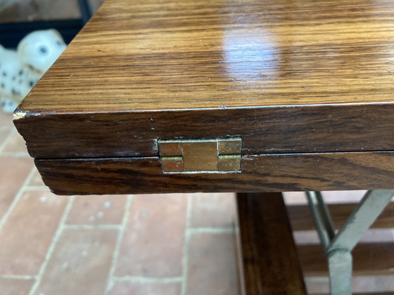 Image 1 of Table À Système, Portefeuille, Design,Placage Teck Années 80