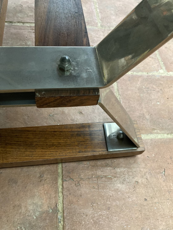 Image 1 of Table À Système, Portefeuille, Design,Placage Teck Années 80