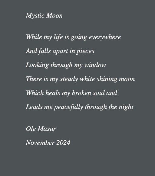 Ole Masur - Mystic Moon - Avec poème