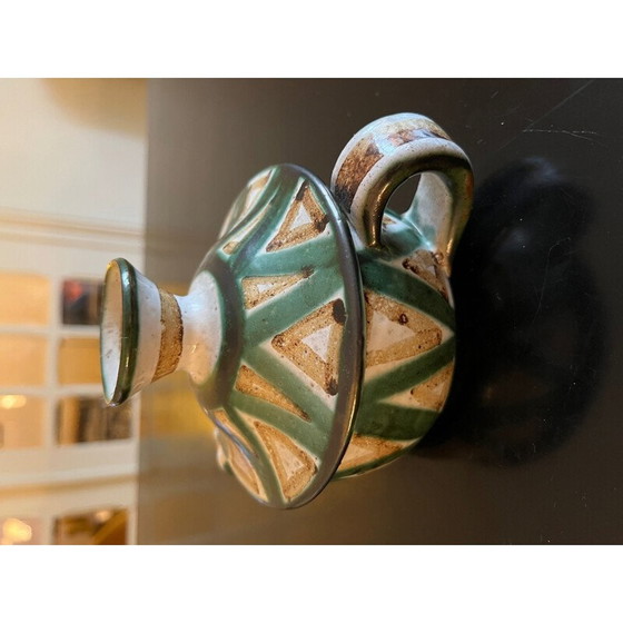 Image 1 of Pot couvert en céramique vintage de Robert Picault, 1950