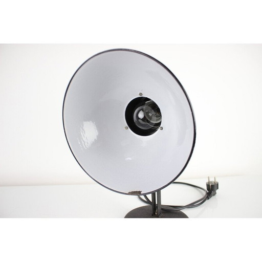 Lampe de table réglable en métal, Tchécoslovaquie 1950s