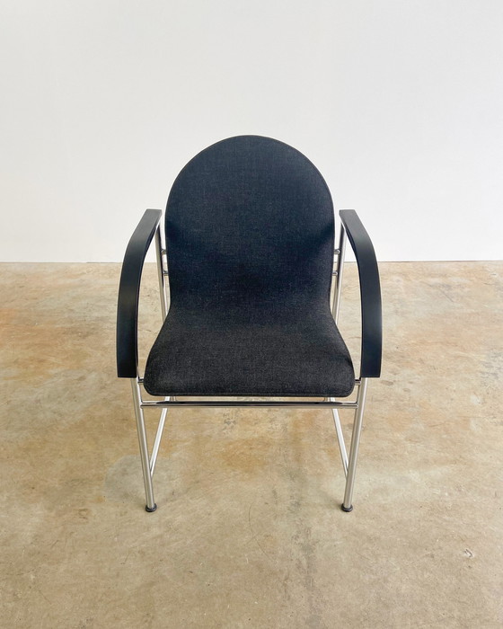 Image 1 of 6X chaises de salle à manger Arco Bk