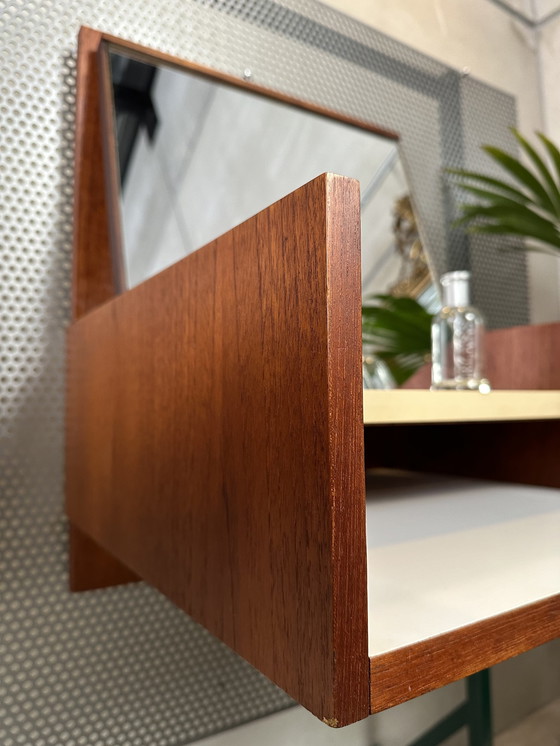 Image 1 of 2X Table de chevet vintage Pastoe + Meuble de toilette - Cees Braakman