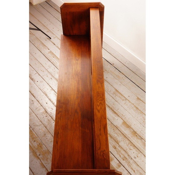 Image 1 of Banc d'église vintage en chêne