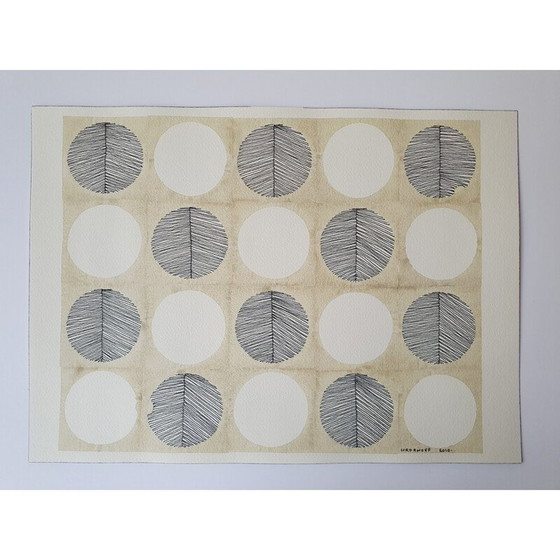 Image 1 of Aquarelle sur papier vintage n 555 Jérémie Iordanoff, 2010