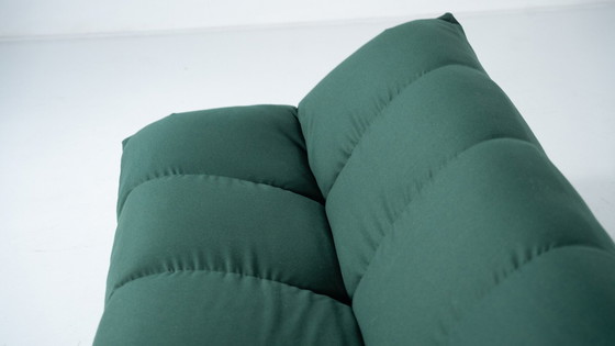 Image 1 of Mid-Century Modern Green Papillon Sofa By Giovannetti, Italy, 1970S