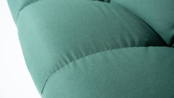 Image 1 of Mid-Century Modern Green Papillon Sofa By Giovannetti, Italy, 1970S