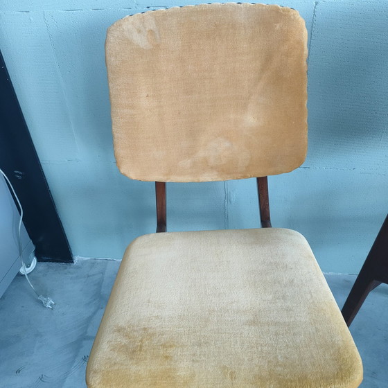 Image 1 of 2 Chaises de cuisine vintage en teck des années 50