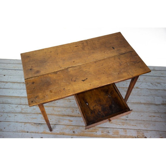 Image 1 of Table de cuisine vintage en frêne