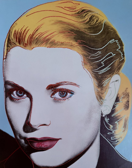 Image 1 of Andy Warhol : "Grace Kelly, 1984". ©2007 Fondation Andy Warhol pour les arts visuels, New York.