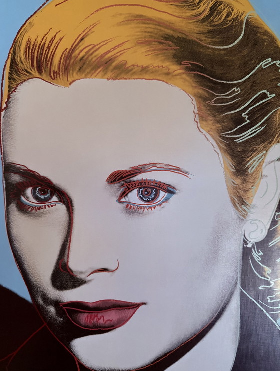 Image 1 of Andy Warhol : "Grace Kelly, 1984". ©2007 Fondation Andy Warhol pour les arts visuels, New York.