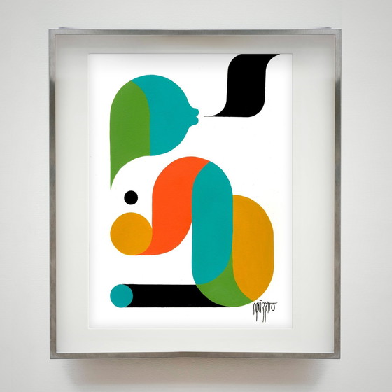 Image 1 of Peinture • Juste Une Idée • Antony Squizzato • Art Contemporain • Neue Constructivism • 2003